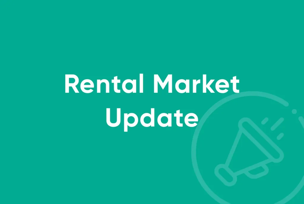 Text saying "rental market update"